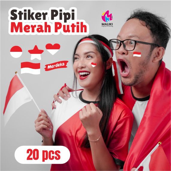 

Stiker Pipi Bendera Merah Putih Berpola