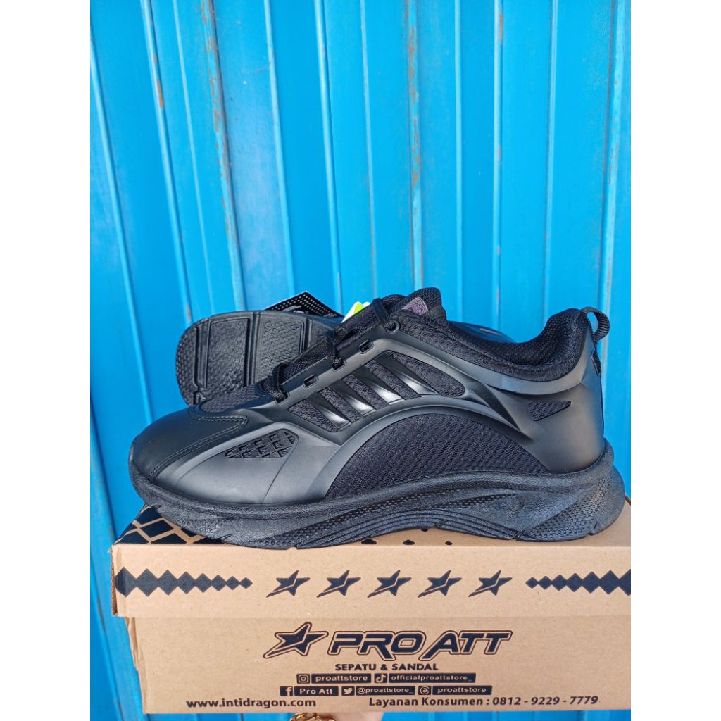 Sepatu ProAtt SKU 3100 Full Hitam