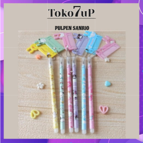 

PULPEN GEL KARAKTER SANRIO / PULPEN MOTIF SANRIO SISIR CERMIN SKATEBOARD MOTIF LUCU