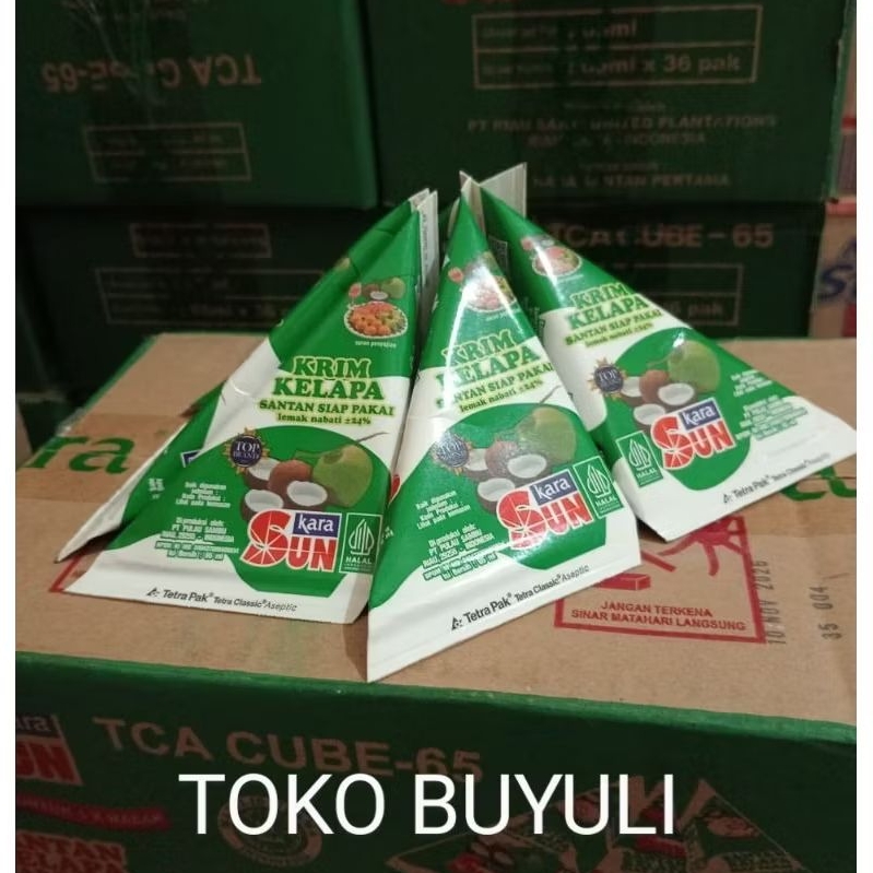 

Santan Instan Segitiga Sun Kara + Sasa 65ml kartonan