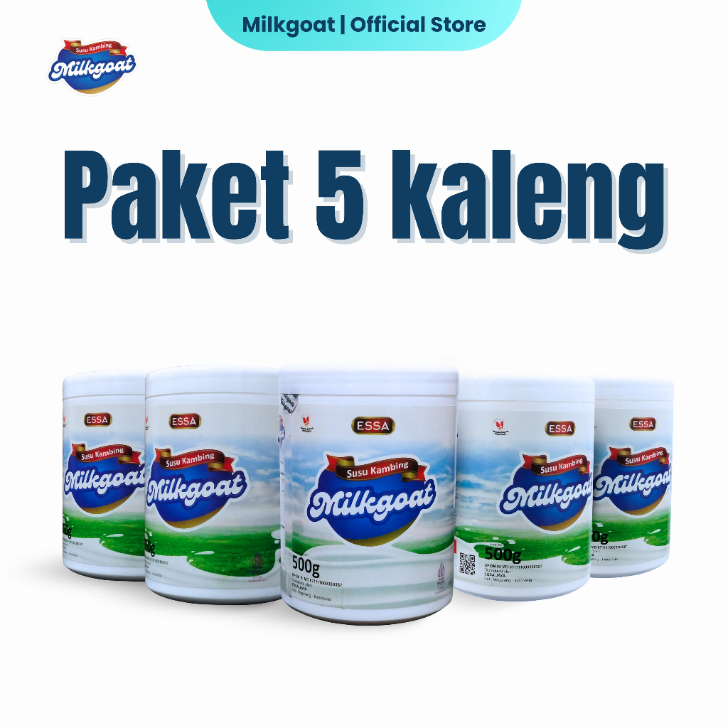

Susu Kambing Milkgoat 500g Paket 5 kaleng