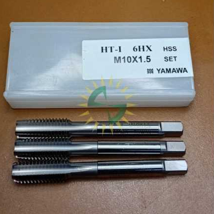 hand tap set yamawa japan 10 x 1.5 / HAND TAP YAMAWA M10X1,5 ORIGINAL JAPAN