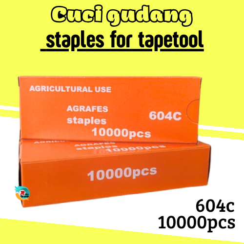 

ISI STAPLES RANTING ( TAPETOOL REFILL STAPLES KEMASAN ORANGE )