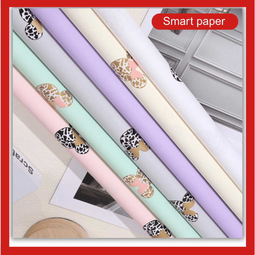 

Isi Isi 20 LEMBAR Kertas Buket Bunga Motif Kartun Kertas Kado Flower Wrapping Cellophane KB101