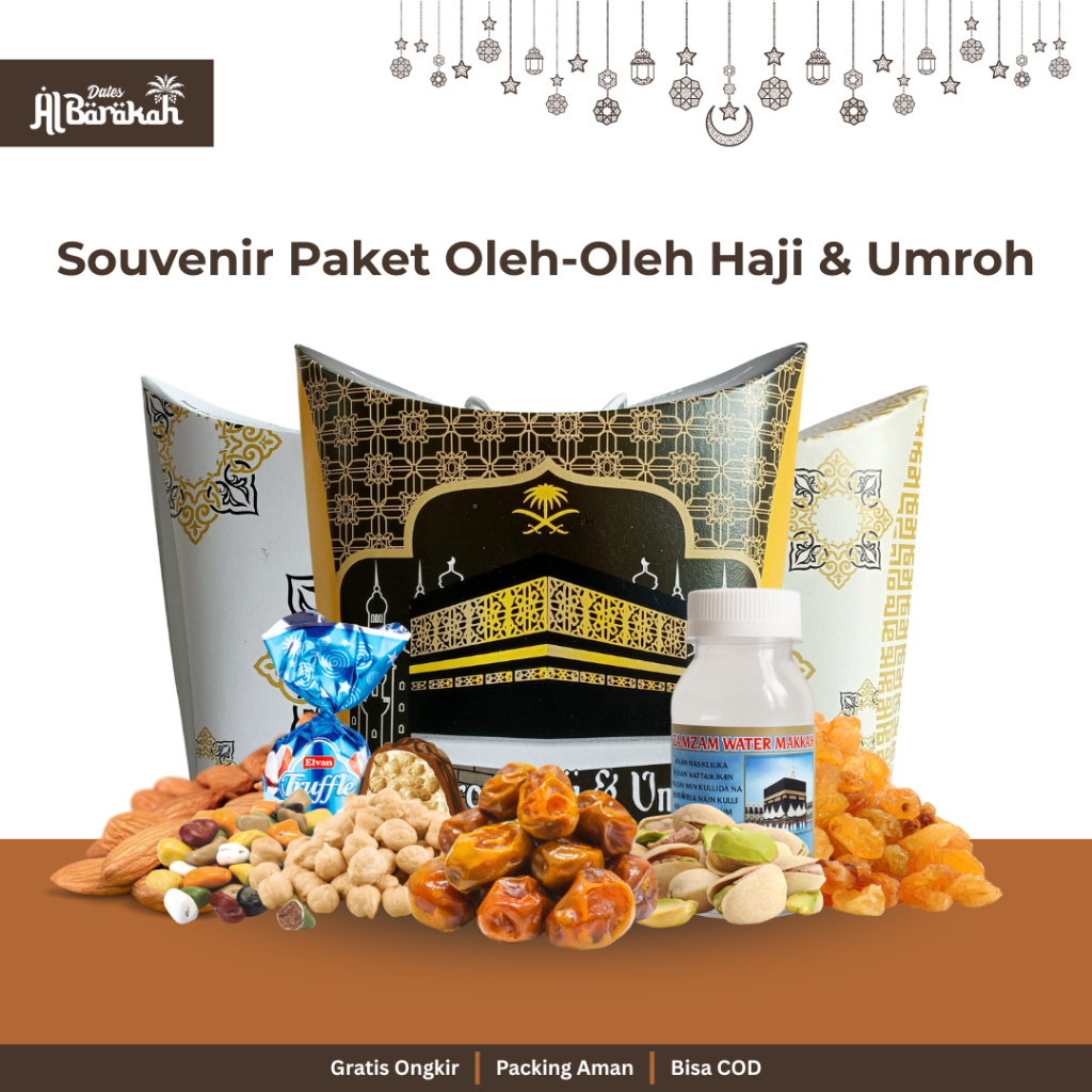 

Souvenir Paket Oleh Oleh Haji dan Umroh Ekonomis Banyak Pilihan Paket dengan Harga Hemat