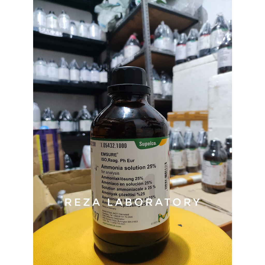 AMMONIA SOLUTION / LARUTAN AMONIA / NH4OH MERCK 105432 1L ORIGINAL