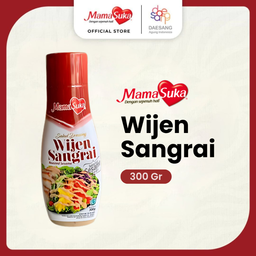 

Wijen Sangrai Salad Dressing Mamasuka 300Gr