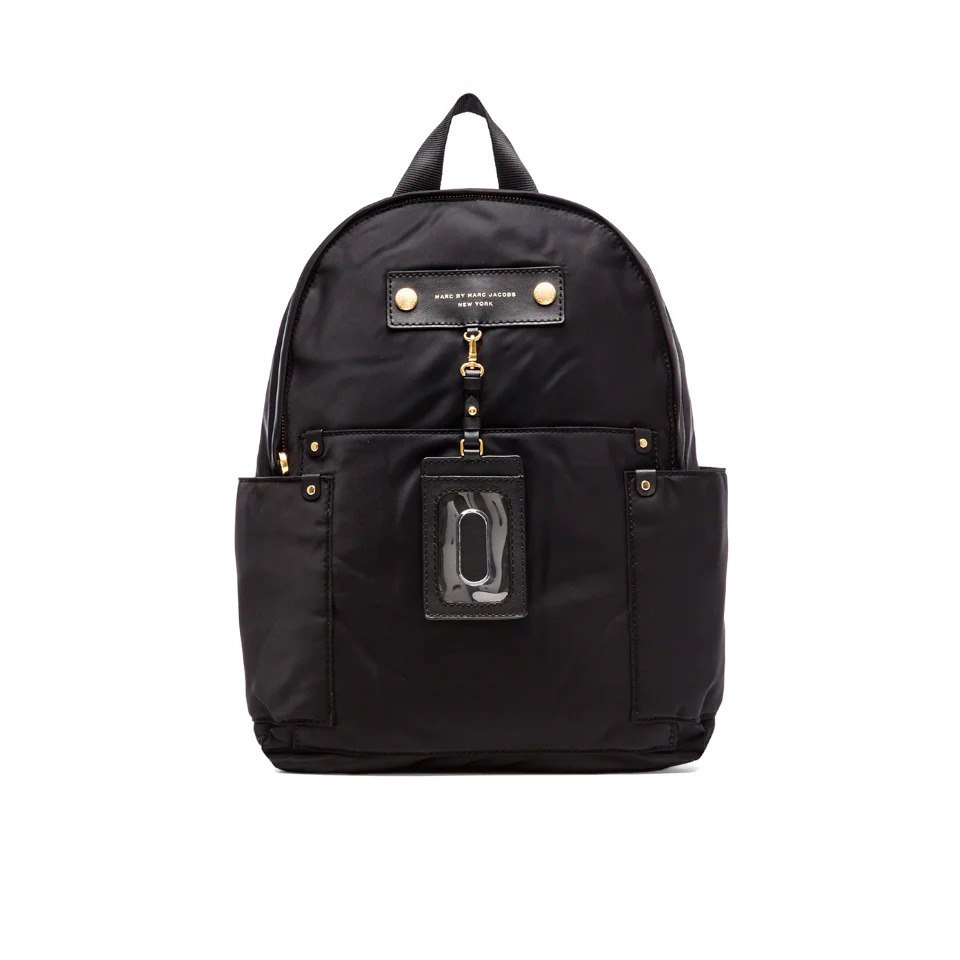 Marc Jacobs Preppy Nylon Backpack Bag Black