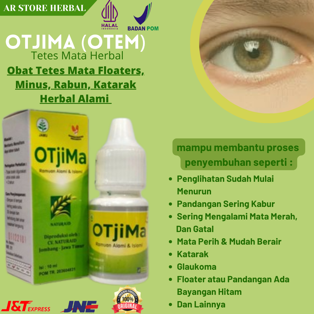 Tetes Mata OTJIMA Mata Kering Merah Perih Katarak Bengkak Penglihatan Jernih Kembali