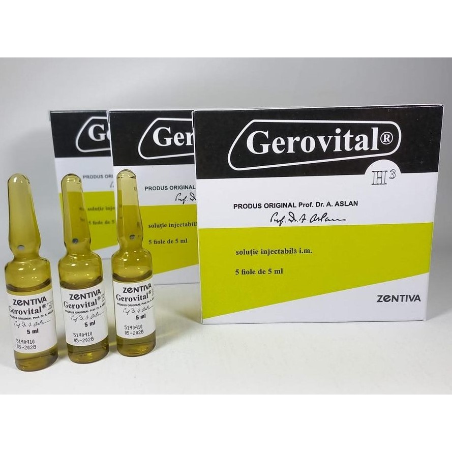 GEROVITAL H3 ORIGINAL EXP 2027/2028 | GEROVITAL AMPUL COKLAT ORI
