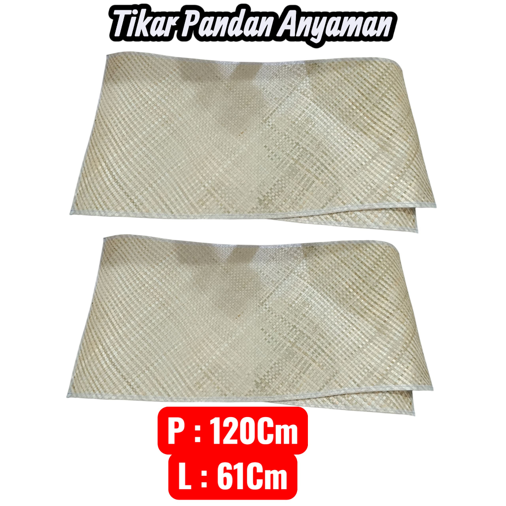 Tikar Pandan / Tikar Piknik / Tikar Anyaman Pandan / Tikar Gulung / Tikar Lipat