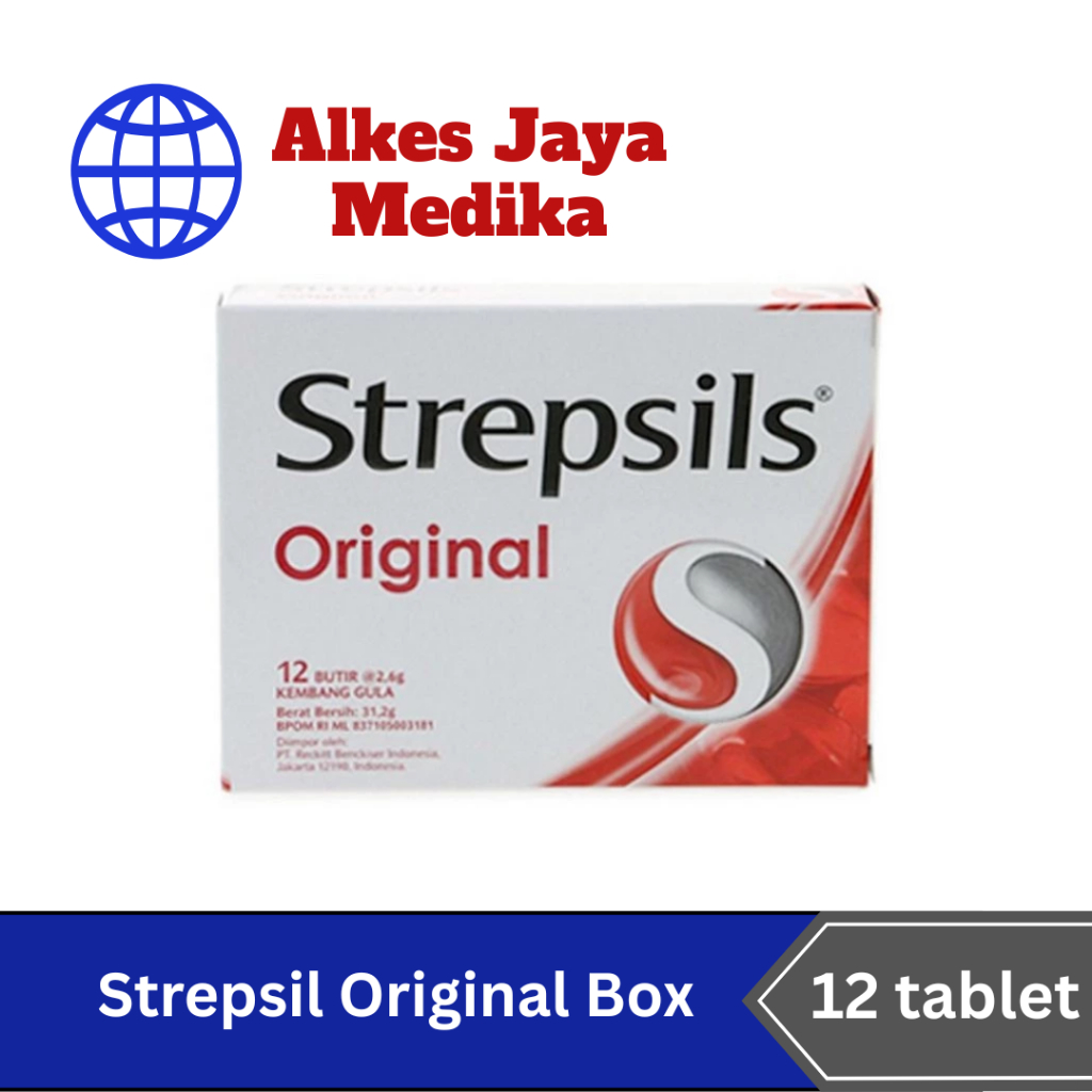 

Strepsils Original Box Isi 12 Butir - Pelega Tenggorokan