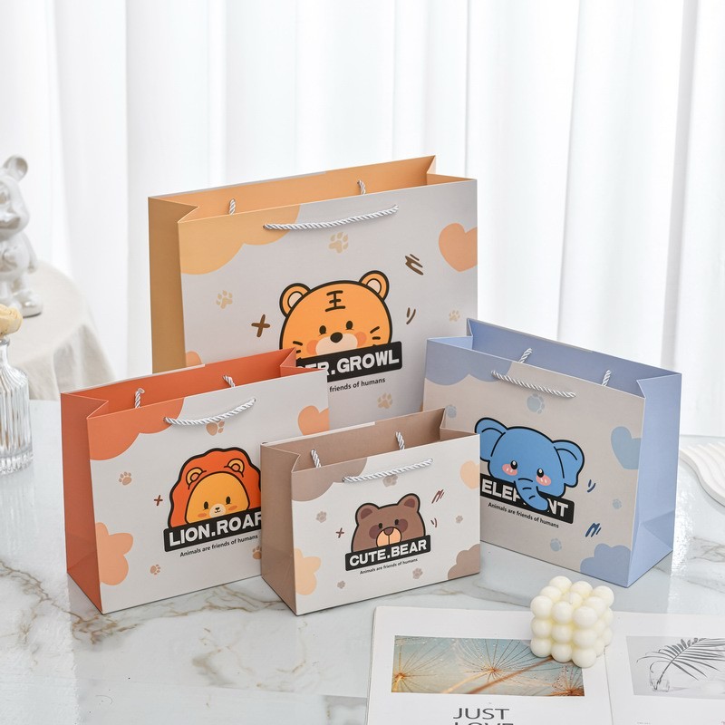 

Paper Bag Kado Animals - Goodie Bag for Birthday and Party Souvenirs