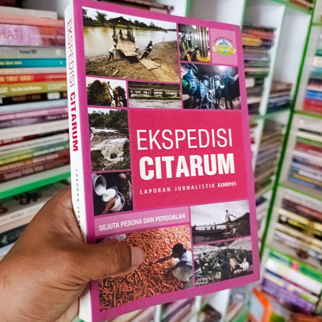 buku ekspedisi Citarum laporan jurnalistik kompas original