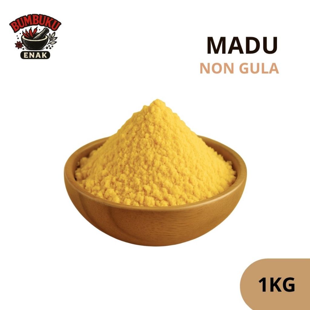 

Bubuk Madu Non Gula 1KG – Bumbu Tabur Minuman Rasa Manis Alami Tanpa Pemanis, Cocok untuk Diet & Usaha F&B