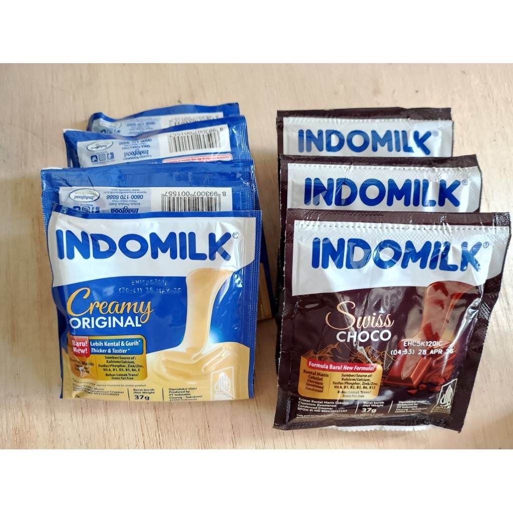 

susu indomilk kemasan sachet - isi 6 sachet