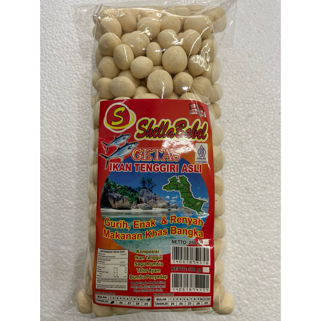 

Getas cap shella Babel bentuk bulat khas Bangka dari toko LCK