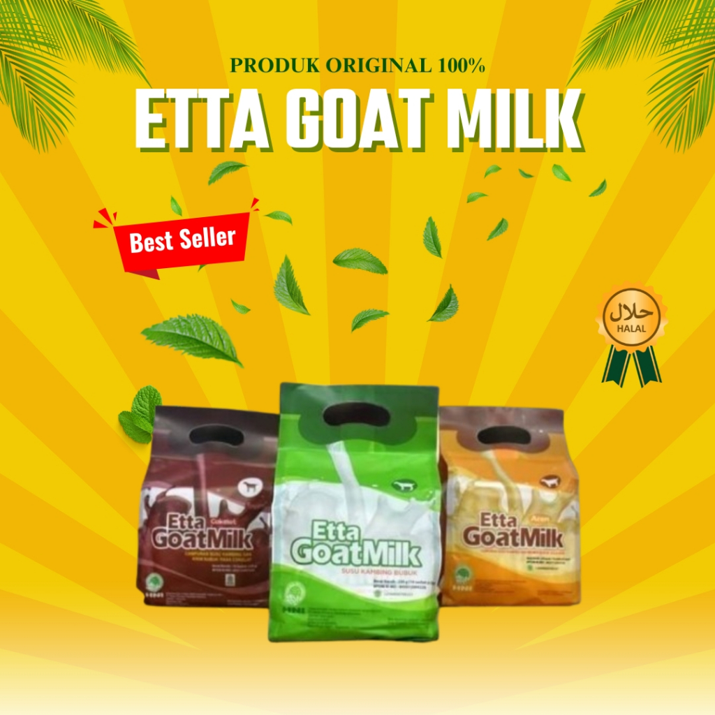 

Etta Goat Milk Susu Kambing Etawa Asli Untuk Stamina, Tulang & Imun Tubuh