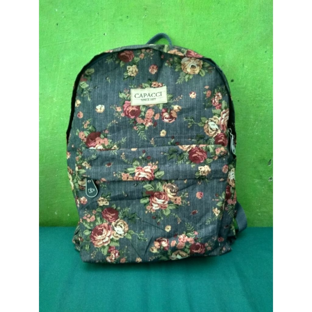 cappaci ransel cewe bunga