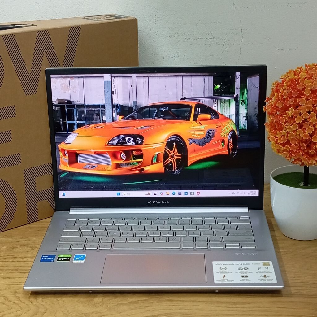 Laptop GAMING/EDITING/RENDERING Asus VivoBook Go14 OLED Intel core i5 Gen11 VGA GTX 1650 Max-Q Desig