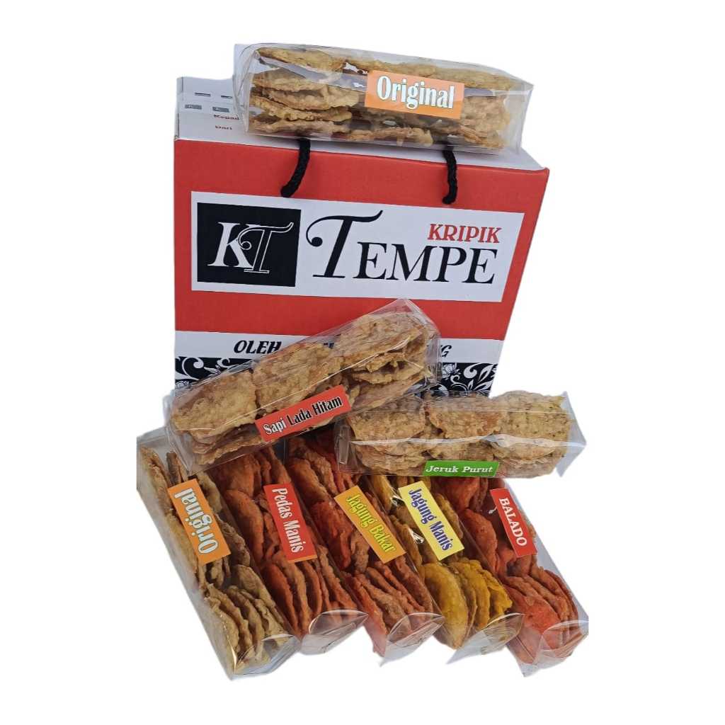

[STARTER PACK Isi 8] Keripik Tempe | Oleh-Oleh Khas Malang