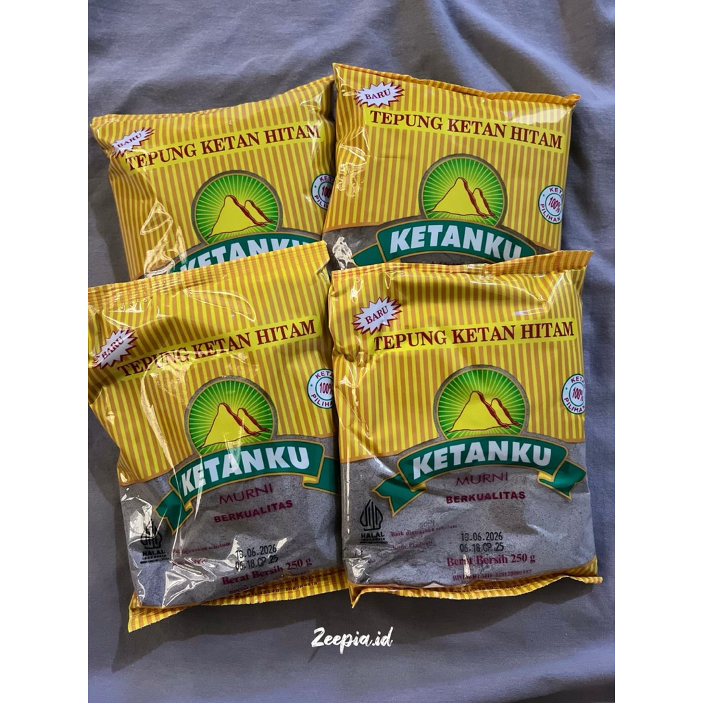 

Ketanku tepung ketan hitam 250g murni Ketan hitam