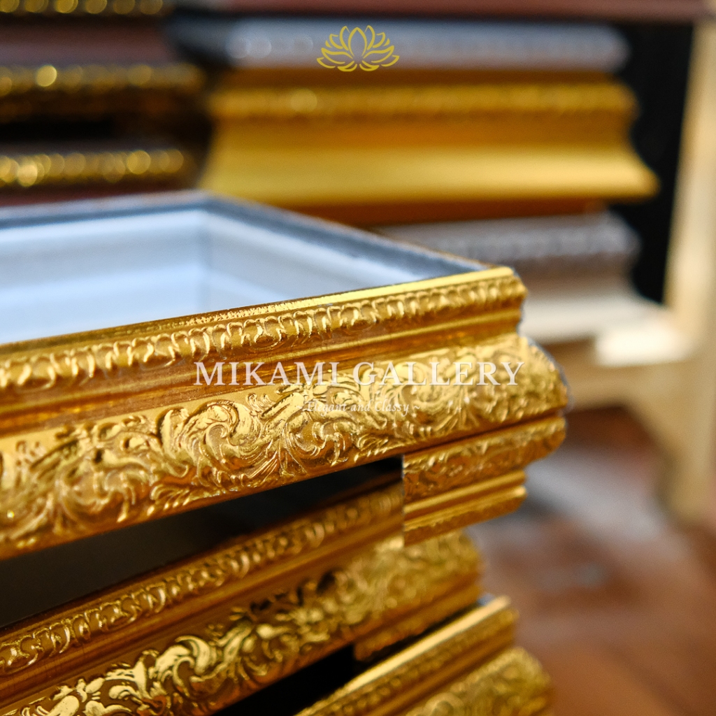 Kotak Baki Hantaran Bahan Fiber Pakai Kaki / Baki Fiber ukir 6cm / Baki Hantaran