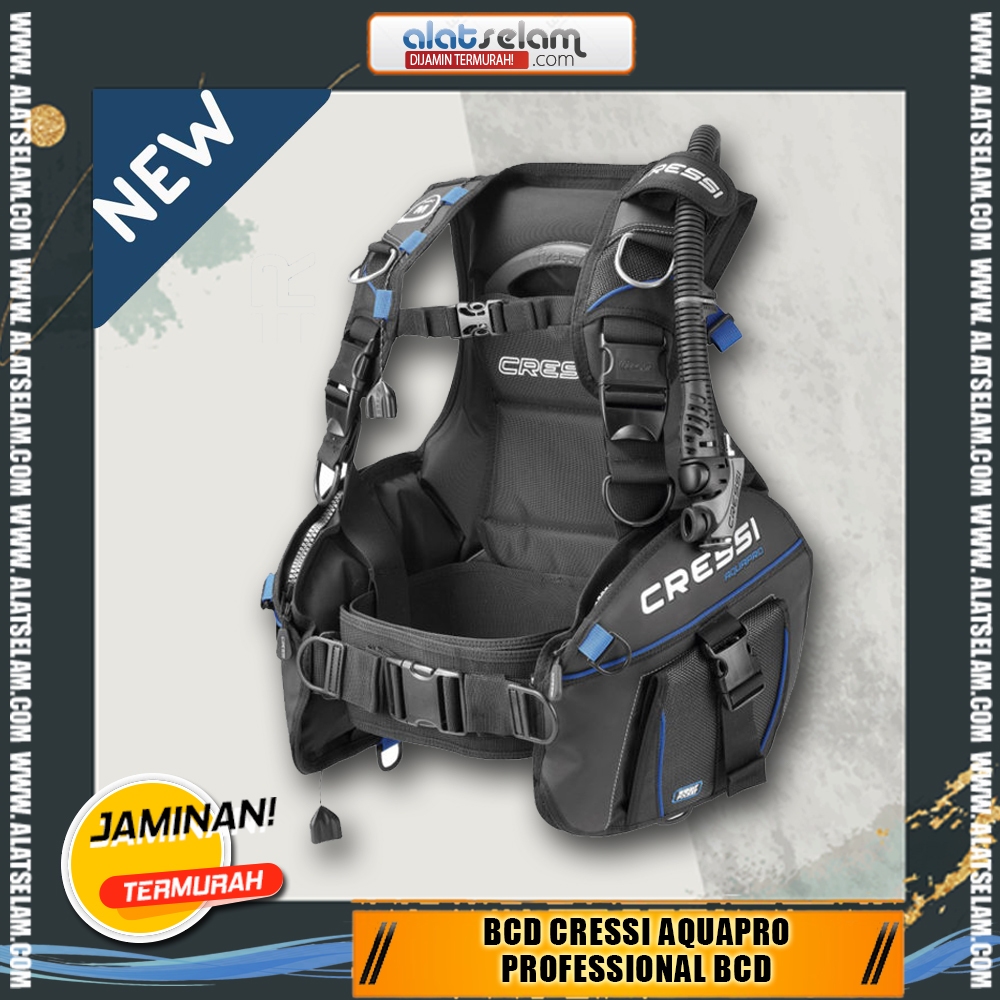BCD Cressi Aquapro – Professional BCD / BCD Scuba Diving / Peralatan Selam / Alat Selam Scuba Diving