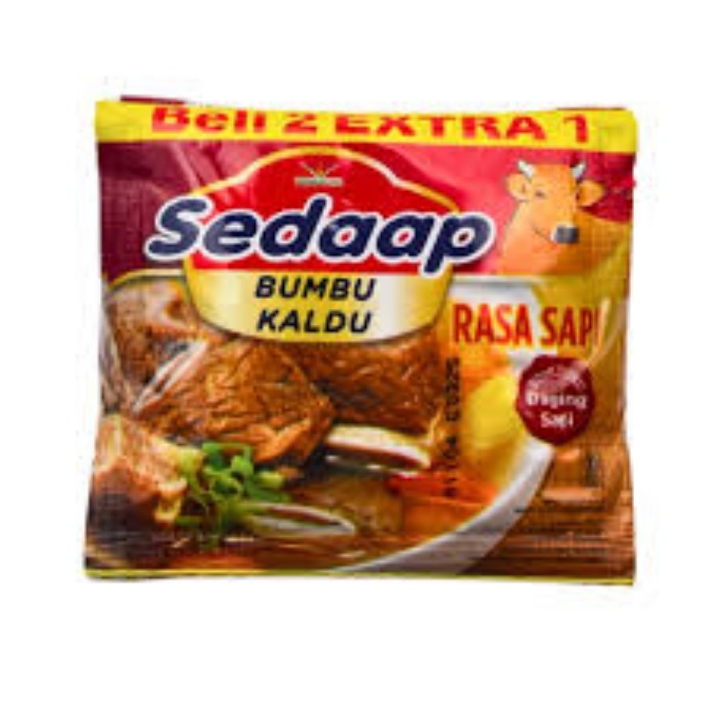 

bumbu kaldu sedap sapi dan ayam 1 renteng
