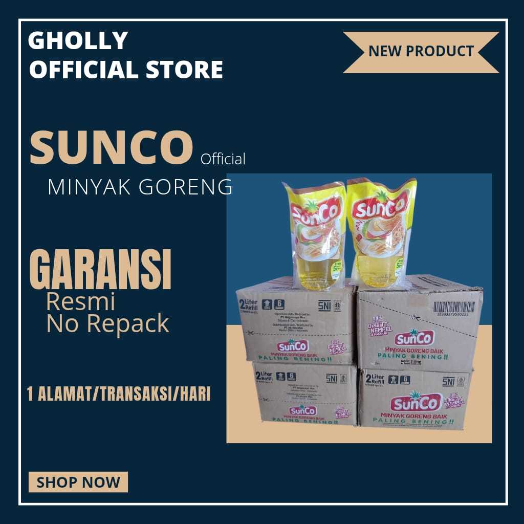 

MINYAK SUNCO PREMIUM 2LITER / MINYAK SUNCO 2 LITER PROMO