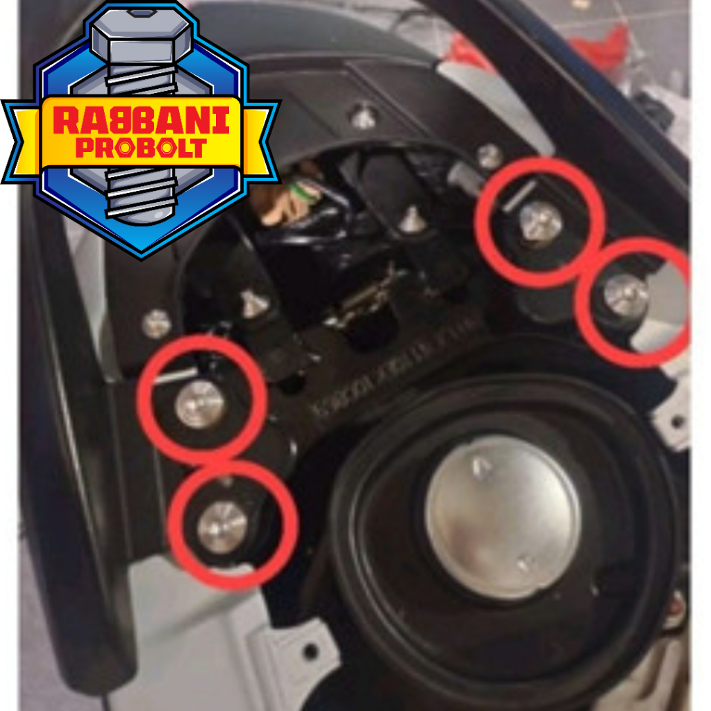 BAUT PROBOLT BAUT BEHEL BEAT SCOOPY GENIO STAINLESS 100% ORI HENG THAILAND ( 4 BAUT )