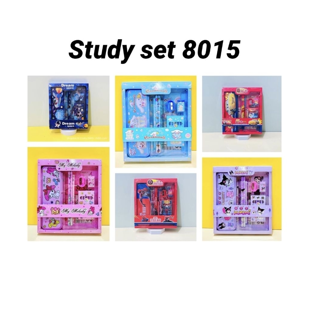 

Study set Atk Set lengkap kotak pensil set karakter Kuromi spider Sea Animal - 8015