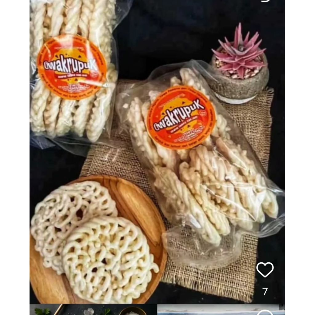 

iwakrupuk kemasan pack 10 biji