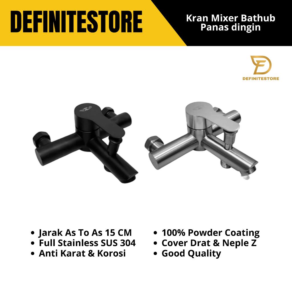 Kran Mixer Panas Dingin Mixer Kran Bathup Kran Mixer Stainless Sus 304 Anti Karat