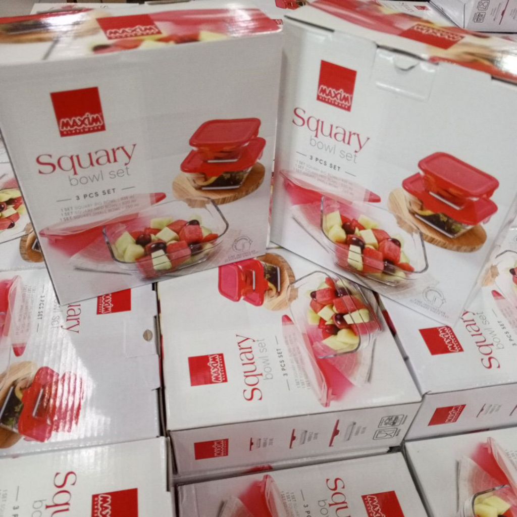 Maxim Square Bowl I Mangkok Persegi l Mangkok Set Hadiah