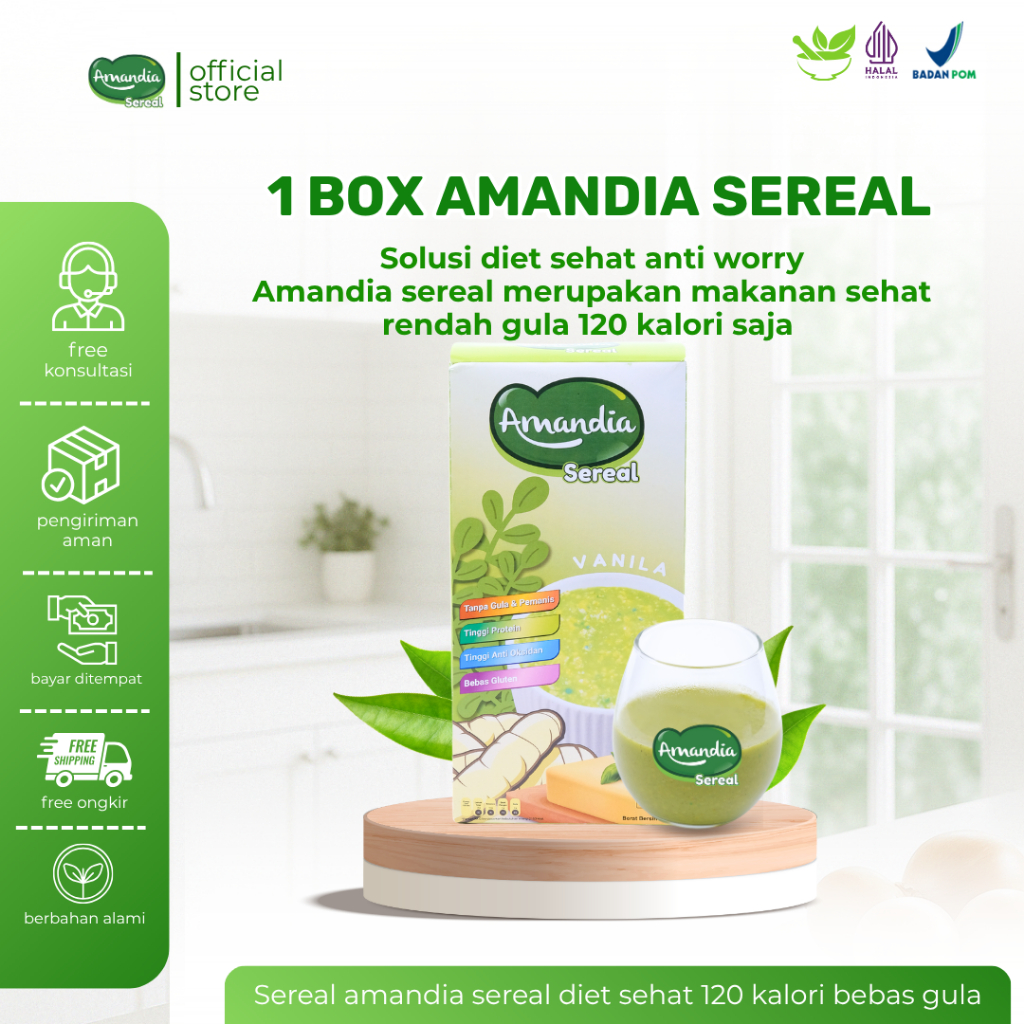

Amandia Sereal Merupakan Makanan Sehat Rendah Gula Tinggi Serat Bantu Turunkan Berat Badan