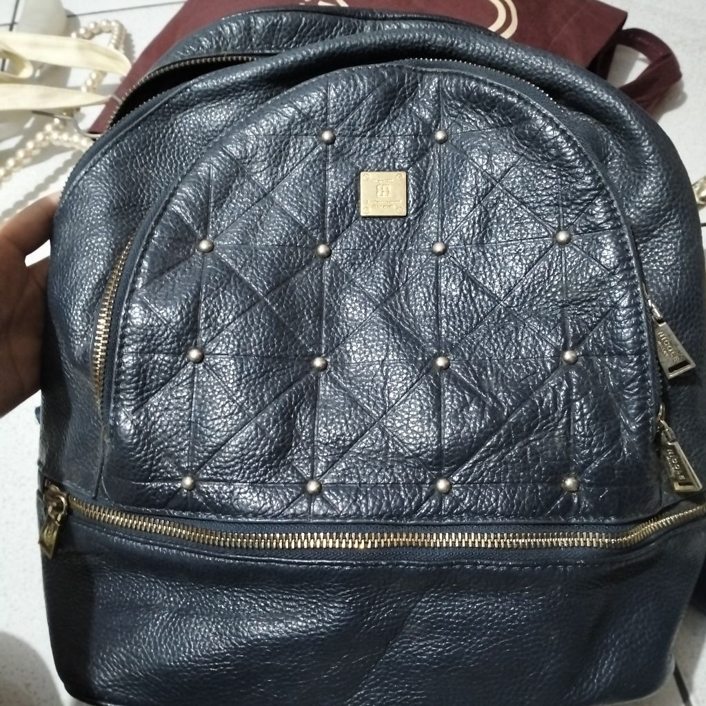 Tas ransel kulit Nicole Miller