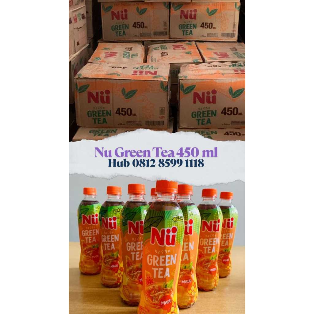 

NU Green Tea HONEY MADU 450 ml - ( Di Jual pcs/botol )