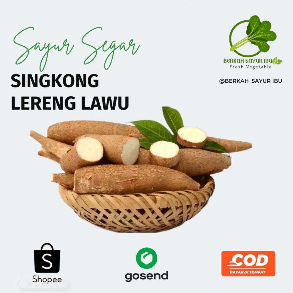 

BERKAH_SAYURIBU-Singkong Lereng Lawu 1kg