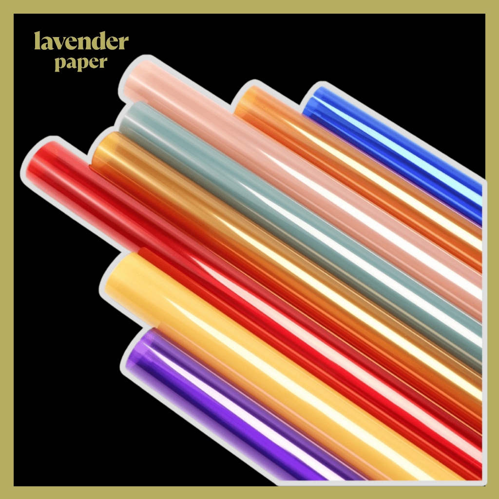 

Kertas Buket Bunga Full Color Transparan Flower Wrapping Paper Full Color OPP TRANSPARENT KB102