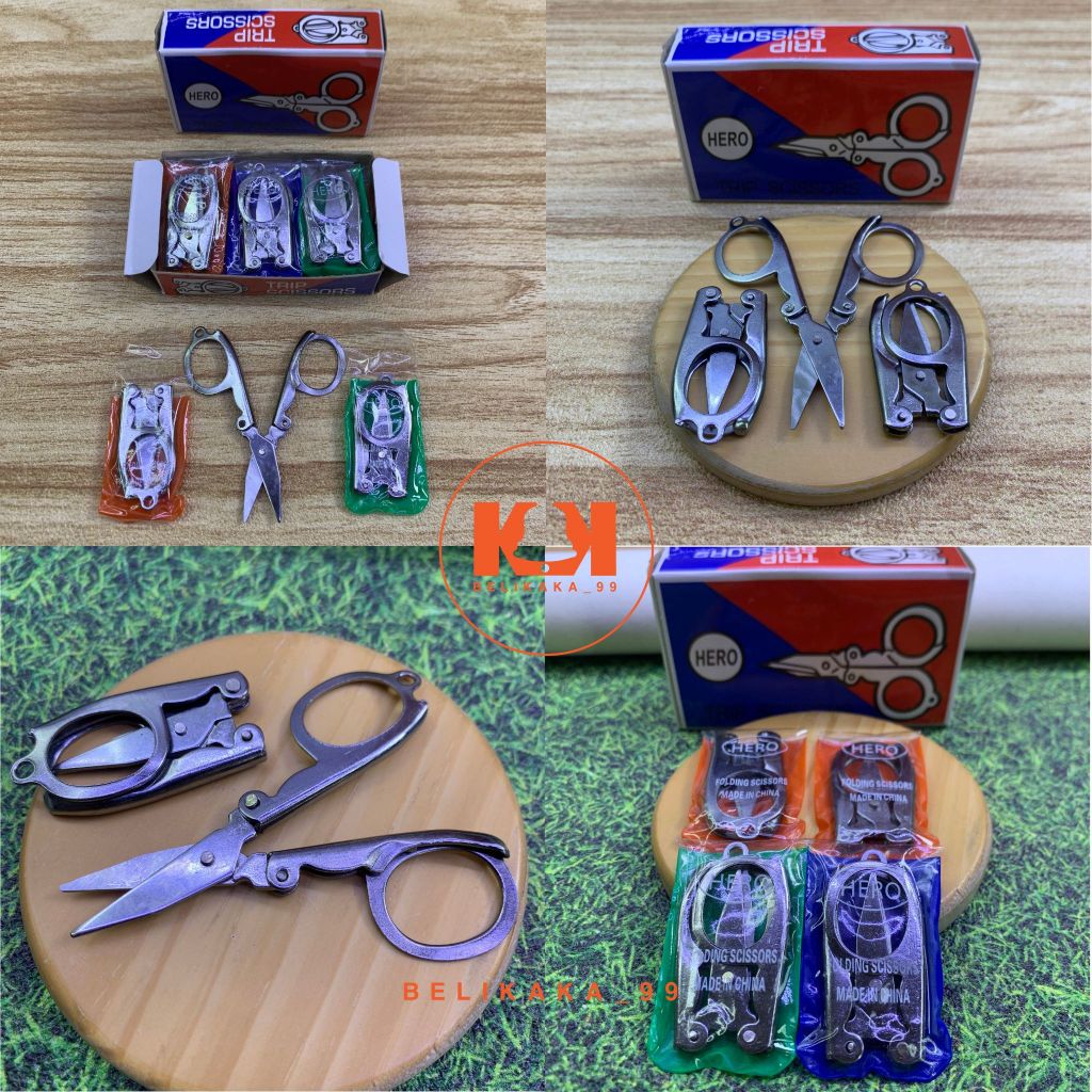 

GUNTING LIPAT KECIL / GUNTING LIPAT STAINLESS / TRIP SCISSORS