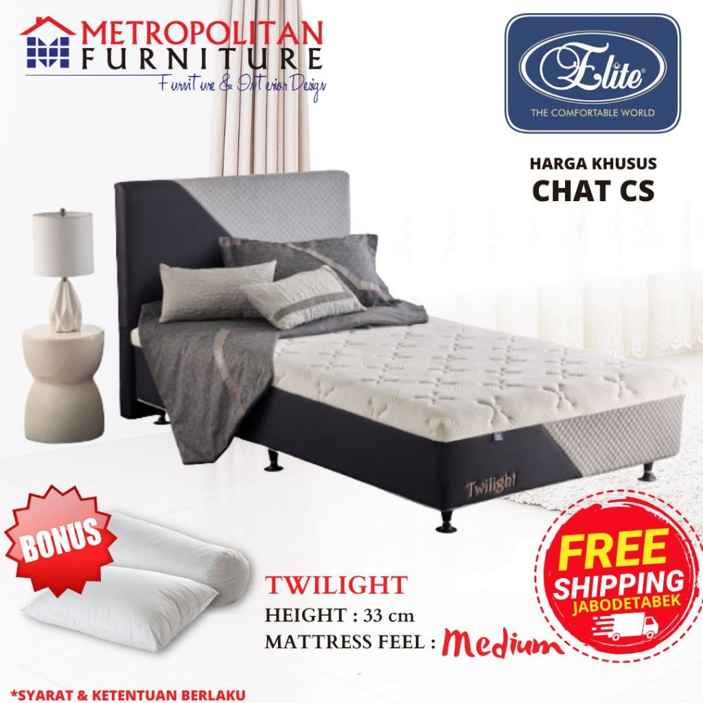 Kasur Spring bed Elite Divan Bed Twilight