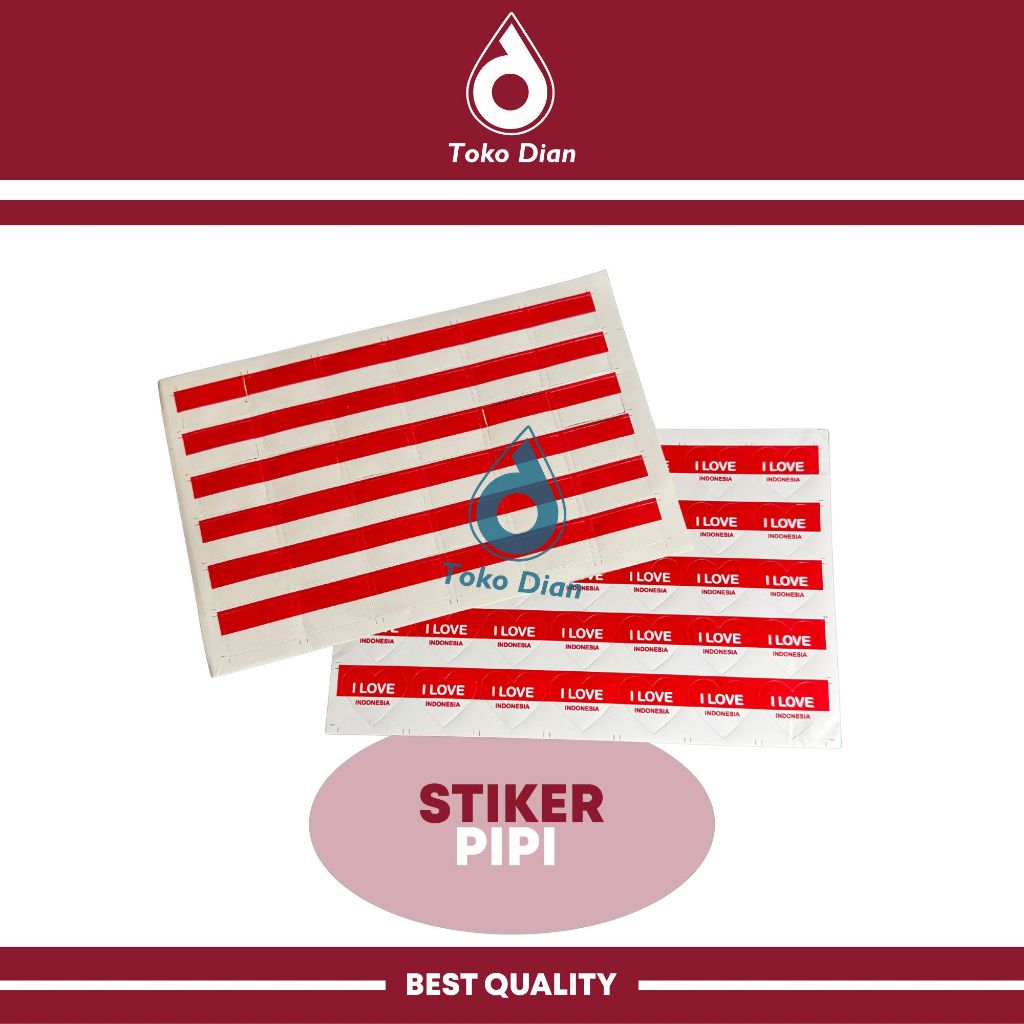 

Stiker Pipi Bendera Merah Putih