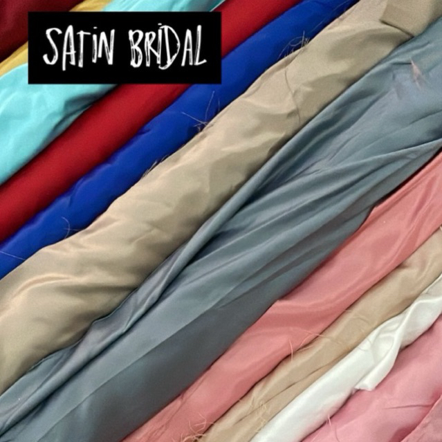 Kain Satin Bridal Heavy / Saten Bridal Deutches