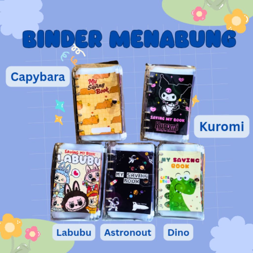 

Binder Menabung Kekinian Set 10 Ziplock