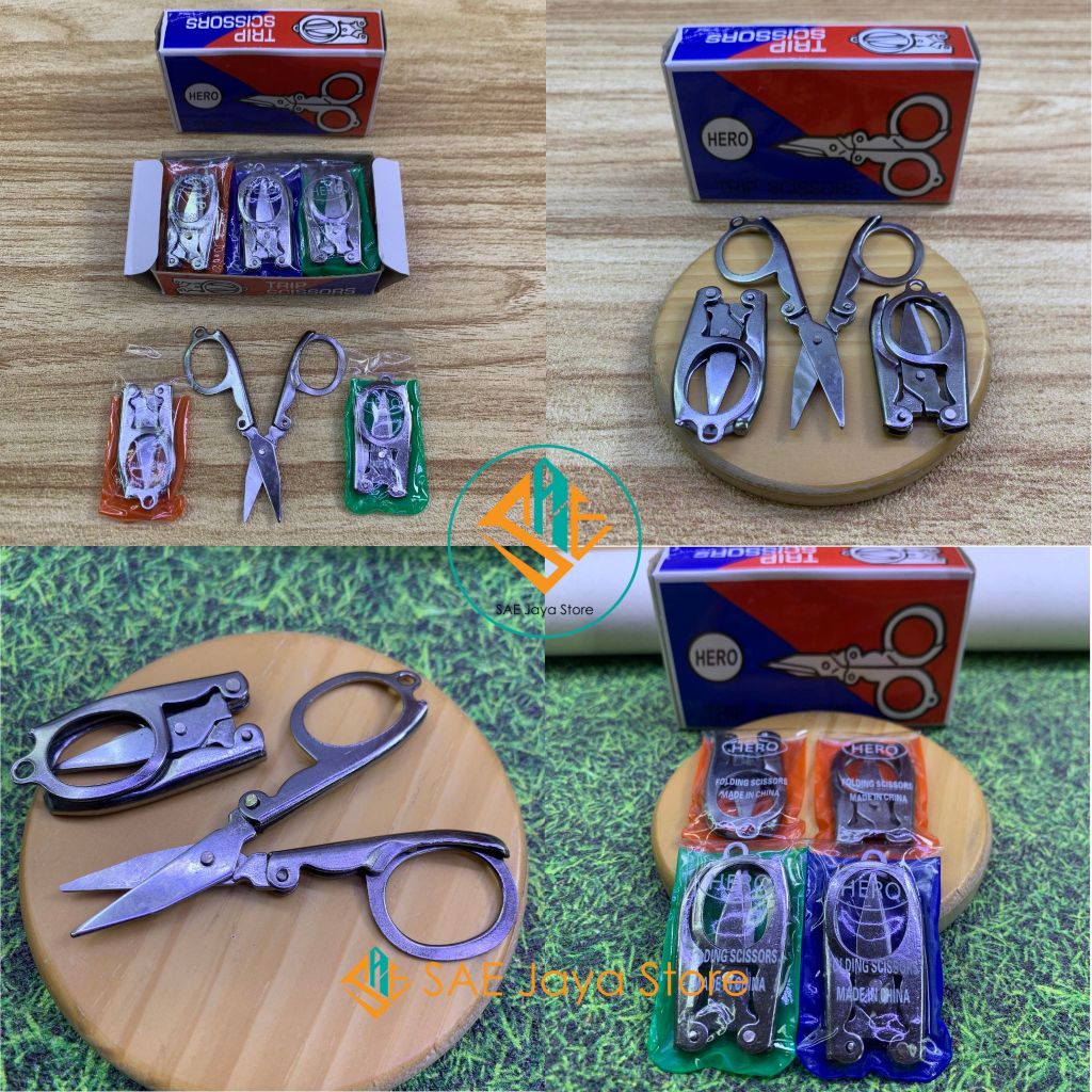 

GUNTING LIPAT KECIL / GUNTING LIPAT STAINLESS / TRIP SCISSORS