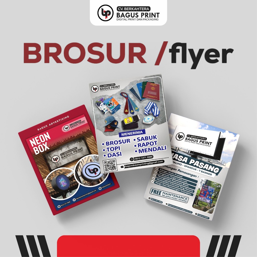 

Bagus Cetak Brosur per Rim Murah Kertas Art Paper & HVS 1 Muka Dan 2 Muka