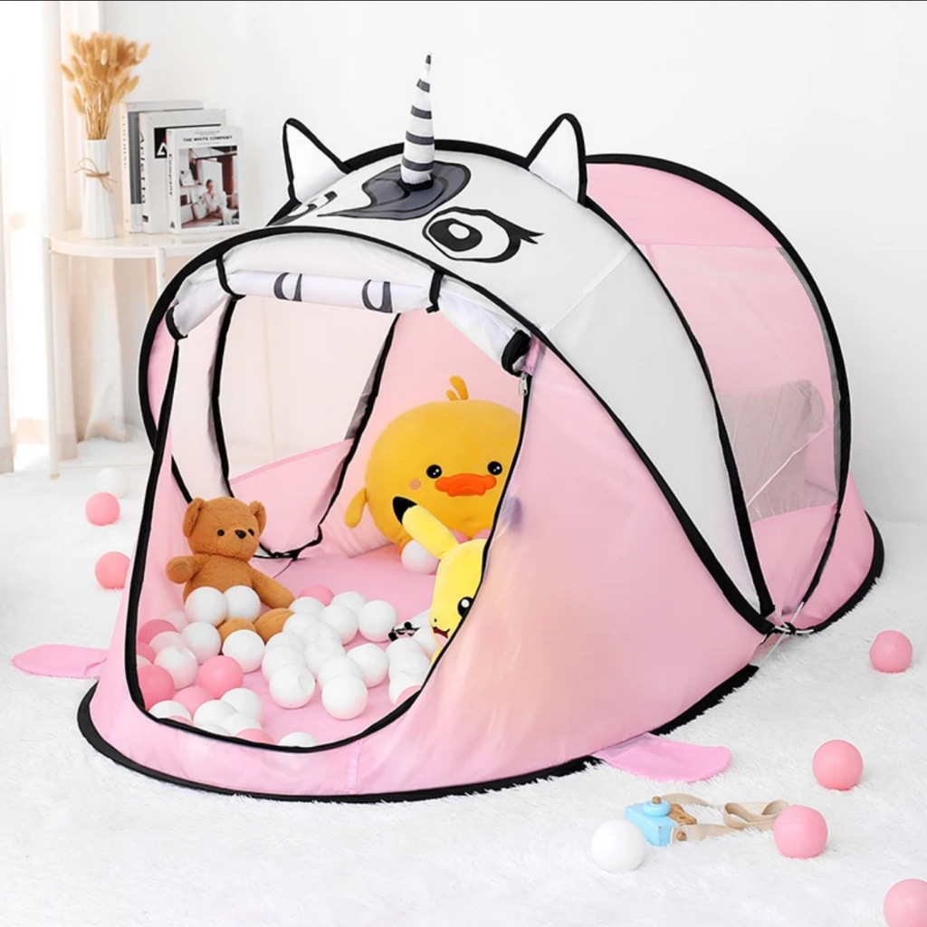 Tenda Camping Anak Karakter / Tenda Mainan Anak / Tenda Camping Anak Perempuan Dan Laki-Laki