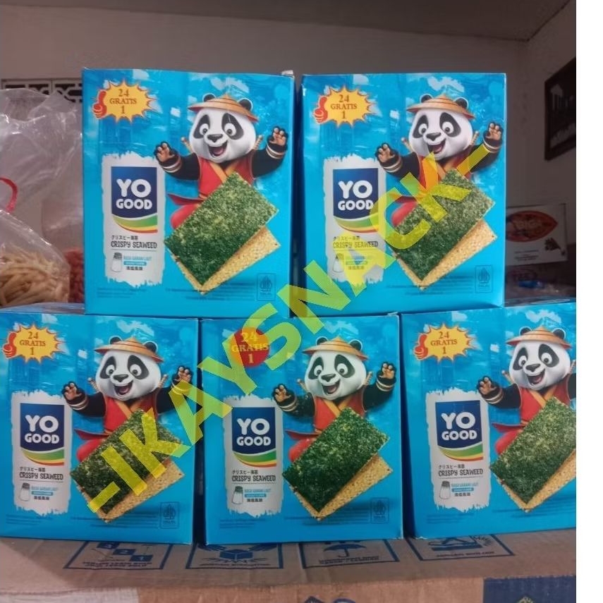 

Rumput laut 1 box isi 24 pcs free 1pcs