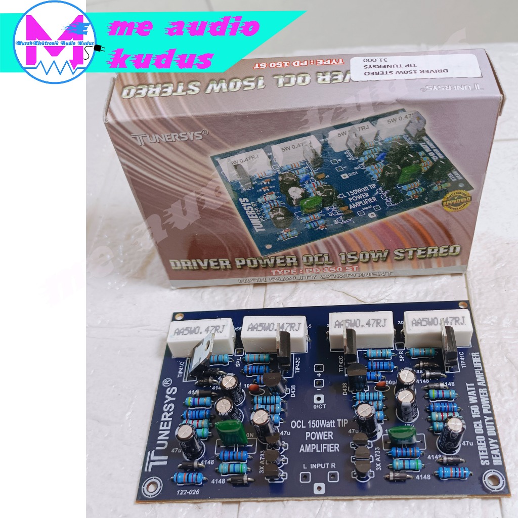 Driver Power OCL 150 Watt Stereo TIP Tunersys Pd 150 ST Original